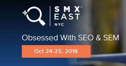 SMX East – New York – Oct 24-25, 2018